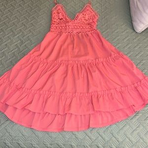 Pink High Low dress